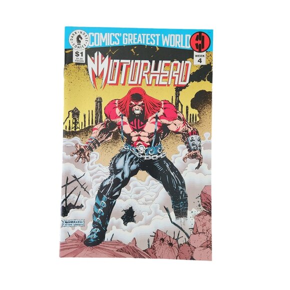 Dark Horse Motorhead Week 4 1993 Comic Book Collector Bagged Boarded - Picture 1 of 2